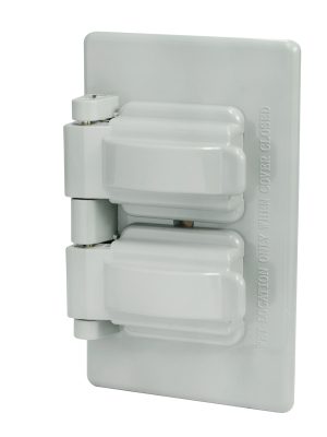 136612.jpg 136612 - Placa doble plástica para intemperie, línea estándar, color gris Surtek