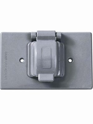 136613.jpg 136613 - Placa sencilla plástica para intemperie, línea estándar, color gris Surtek