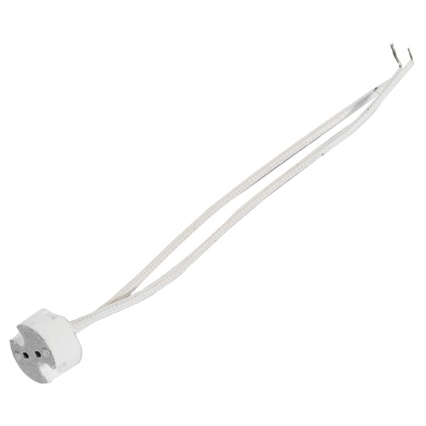 136681.jpg 136681 - Portalámpara para MR base BIPIN 2 cm, color blanco Surtek