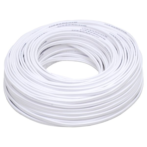 136927 - Cable eléctrico POT 2 x 14, 100 m color blanco Surtek