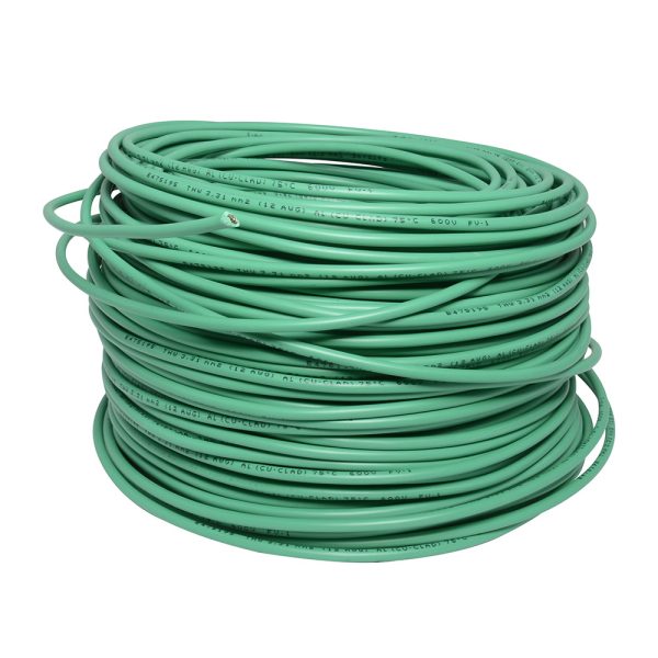 136951 - Cable eléctrico THW calibre 12, 100 m color verde Surtek