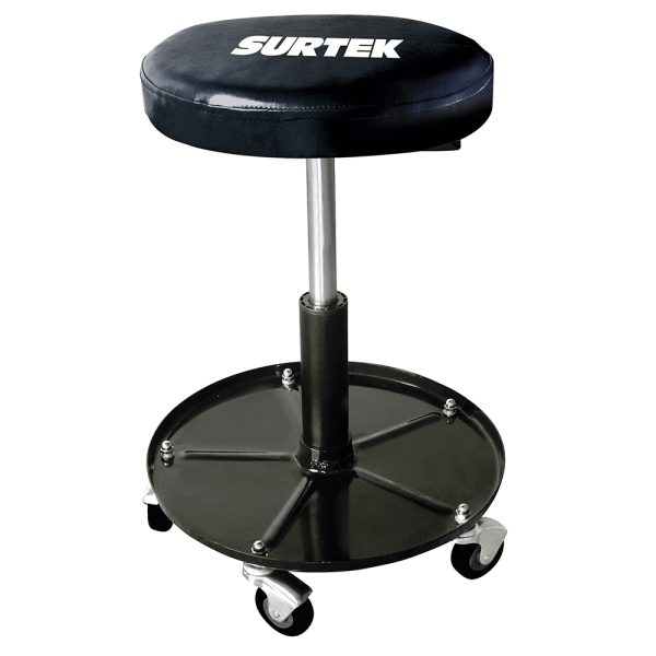 137074 - Banco para mecánico giratorio acolchonado, 489 mm Surtek