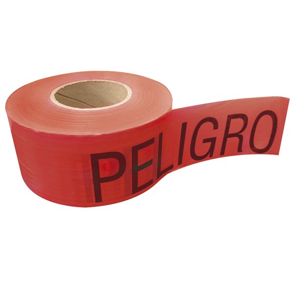 137298 - Cinta para barricada "PELIGRO" ancho 3" de 100 m Surtek