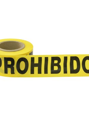 137299.jpg 137299 - Cinta para barricada "PROHIBIDO EL PASO" ancho 3" de 100 m Surtek