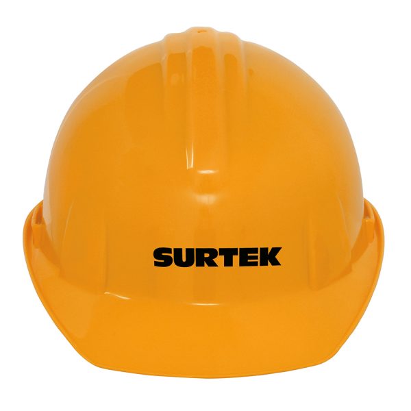 137311 - Casco de seguridad con ajuste de intervalos, color naranja Surtek