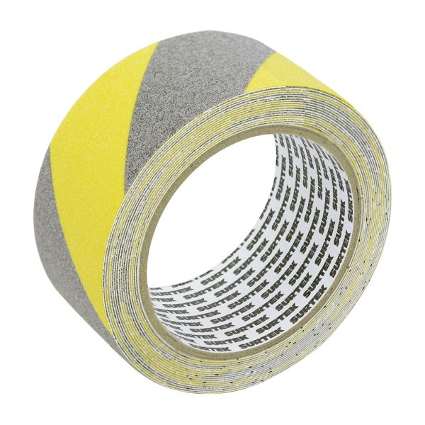 137369.jpg 137369 - Cinta antiderrapante ancho 48 mm de 5 m, color amarillo/gris Surtek