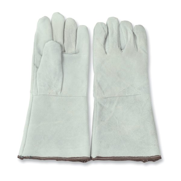 137386 - Guantes de carnaza con refuerzo en palma y puño largo unitalla Surtek