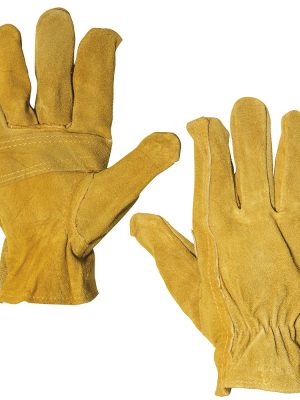 137387 - Guantes de carnaza tipo soldador con forro interno puño largo unitalla Surtek