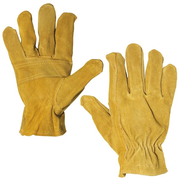 137387.jpg 137387 - Guantes de carnaza tipo soldador con forro interno puño largo unitalla Surtek
