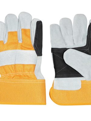 137389.jpg 137389 - Guantes de carnaza y loneta reforzados unitalla Surtek