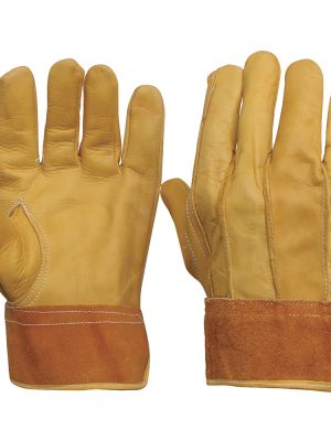 137413.jpg 137413 - Guantes de piel de vacuno tipo operador con puño de carnaza unitalla Surtek