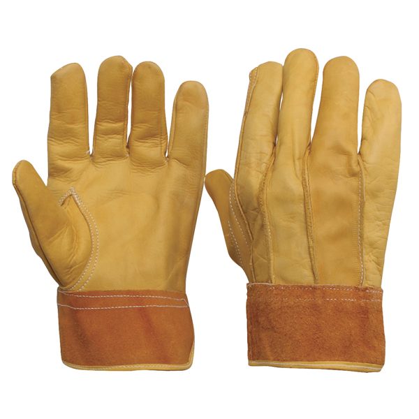 137413 - Guantes de piel de vacuno tipo operador con puño de carnaza unitalla Surtek