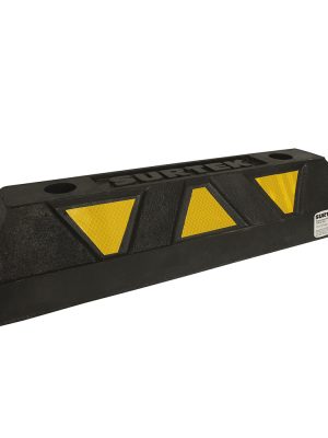 137459 - Tope de estacionamiento con triángulos reflejantes de 54 x 16 x 11 cm Surtek