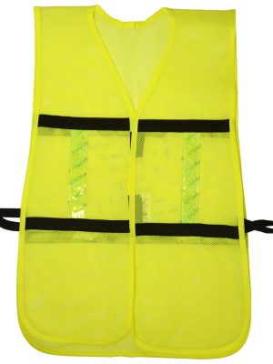 137495.jpg 137495 - Chaleco de seguridad de malla de poliéster con ajuste de doble gancho amarillo unitalla Surtek