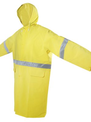 137612.jpg 137612 - Gabardina impermeable con cintas reflejantes M Surtek