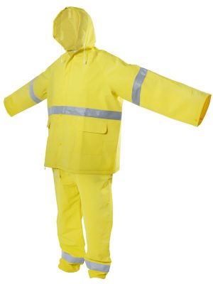 137617 - Traje impermeable con cintas reflejantes G, 2 piezas Surtek