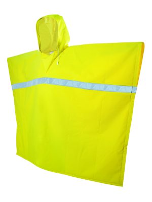 137619 - Poncho impermeable con cintas reflejantes unitalla Surtek