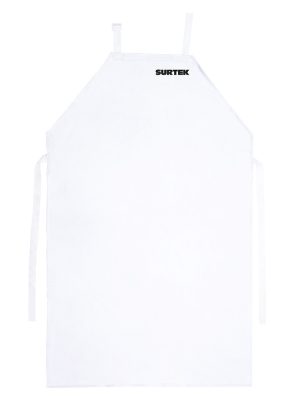 137653 - Mandil de PVC dieléctrico color blanco, 1.10 m Surtek