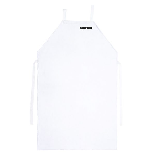 137653 - Mandil de PVC dieléctrico color blanco, 1.10 m Surtek