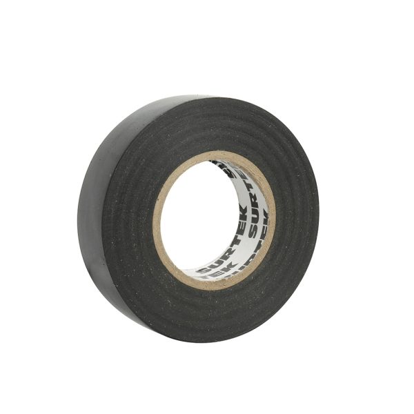 138001 - Cinta negra para aislar 19 mm x 18 m Surtek