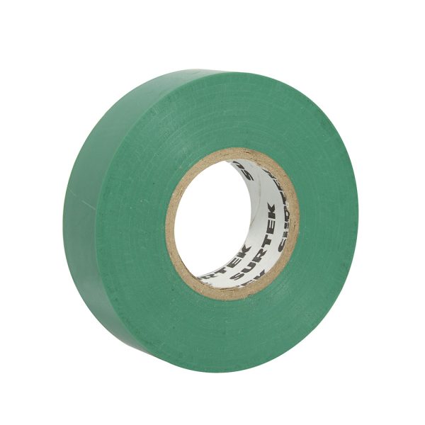 138004 - Cinta verde para aislar 19 mm x 18 m Surtek