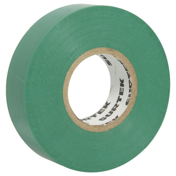 138005 - Cinta verde para aislar 19 mm x 9 m Surtek