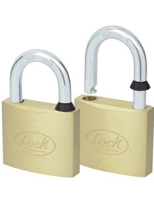 13CA.jpg 13CA - Juego de candados de latón cortos 40 mm, llave estándar, 2 piezas Lock