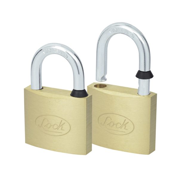 13CA - Juego de candados de latón cortos 40 mm, llave estándar, 2 piezas Lock