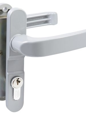 13CL - Cerradura Euro para puerta de aluminio función doble, gris, llave estándar Lock
