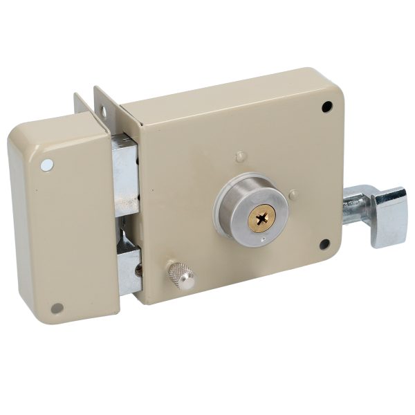 13CS.jpg 13CS - Cerradura de sobreponer función instala fácil, izquierda, llave tetra, en caja Lock
