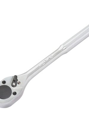 140446.jpg 140446 - Matraca reversible cromada, para dado cuadro de 1/2" Foy