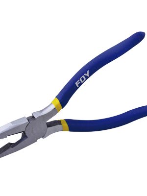 142031 - Pinza para electricista con mango con doble plastisol de 7" corte lateral Foy