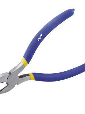 142046 - Pinza para electricista con mango con doble plastisol de 6" corte diagonal Foy