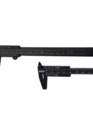 142070 - Juego de calibradores pie de rey vernier plásticos 3" y 6" Foy