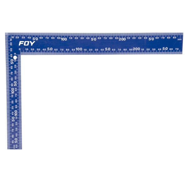 142071.jpg 142071 - Escuadra de cantero de acero con cubierta de pintura electroestática 8" x 12" Foy