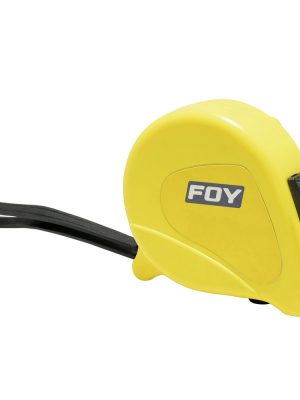 142124 - Flexómetro con carcasa de plástico amarillo 5 m x 3/4" Foy