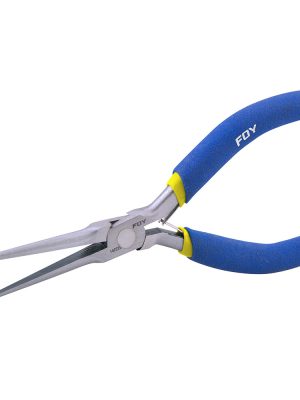 142225 - Mini pinza para electrónica con mango de vinil de 5-3/4", punta aguja Foy