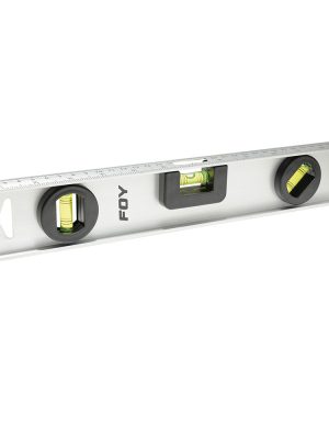 142603 - Nivel 3 gotas 24" de aluminio Foy