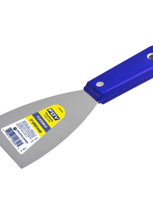 142620 - Espátula flexible de acero de alto carbón con mango plástico 2" Foy