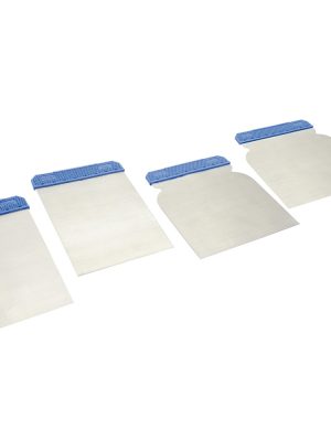 142628 - Juego de cuñas para raspar con mango plástico, 4 piezas Foy