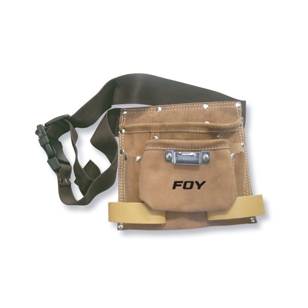 143213.jpg 143213 - Portaherramientas de carnaza con cinturón, 2 bolsillos Foy