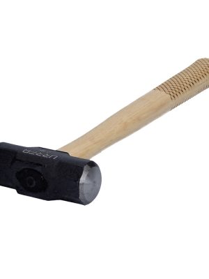 1433EG.jpg 1433EG - Marro octagonal cabeza maquinada con mango de madera de 16", 2 lb Urrea