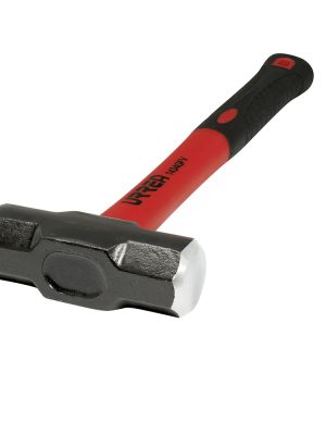 1434GFV.jpg 1434GFV - Marro octagonal cabeza maquinada con mango de fibra de vidrio de 15-1/4", 3 lb Urrea