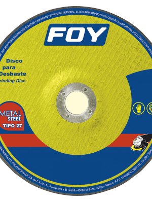 143525.jpg 143525 - Disco abrasivo tipo 27 para metal 7" x 3 mm Foy