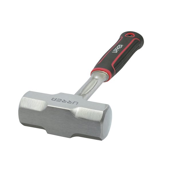 1435AF - Marro octagonal forjado en una pieza con mango Rubber grip anti-vibración de 12-3/5", 4 lb Urrea