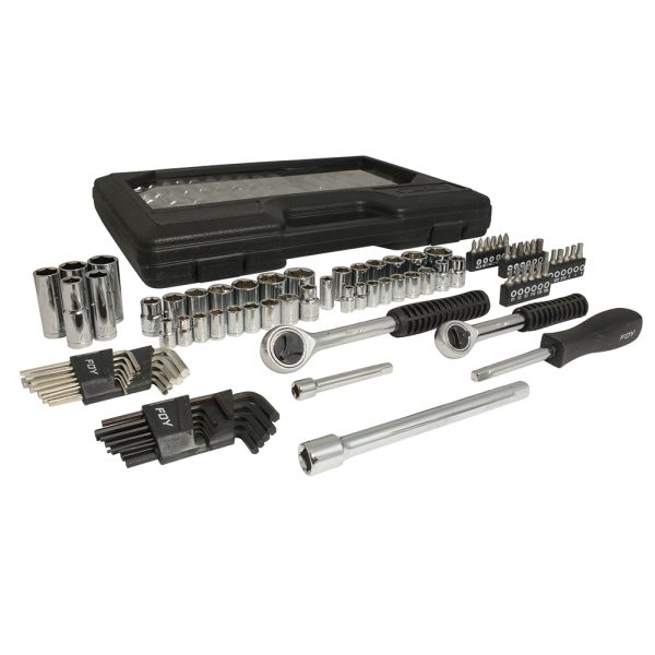 144039.jpg 144039 - Juego combinado de herramienta 88 piezas, con estuche plástico Foy