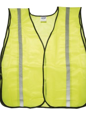 144171 - Chaleco de seguridad de malla de poliéster de alta visibilidad amarillo unitalla Foy