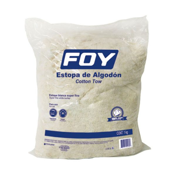 144182 - Estopa de algodón 1 kg Foy