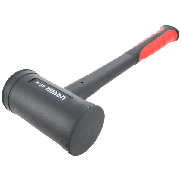1445FG - Mazo de golpe seco tapas fijas con mango Rubber grip de 11-31/32", 45 oz Urrea