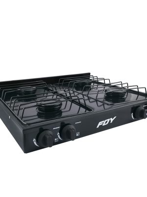 144716 - Estufa de gas 4 quemadores color negro Foy